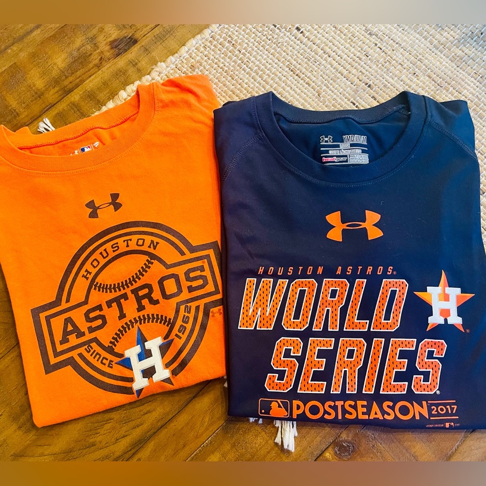 Set of two Under Armour Youth Houston Astros Tees - YM